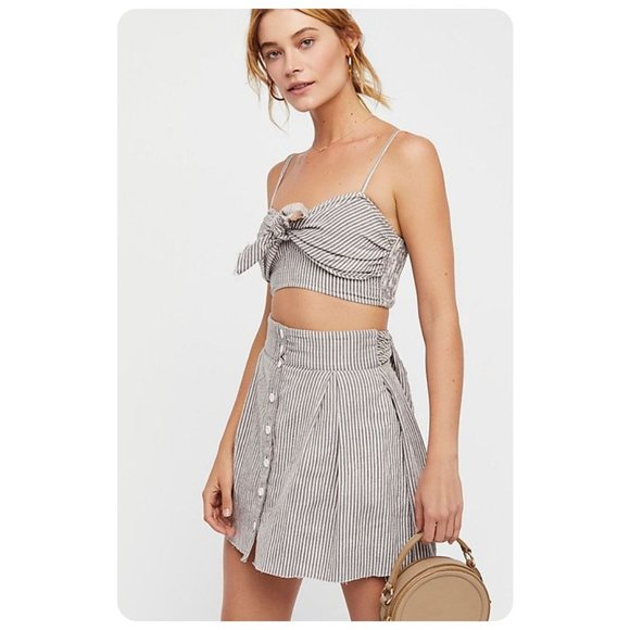Free People Dresses & Skirts - FP One Free People Railroad Twin Ties 2-Piece MATCHING SET